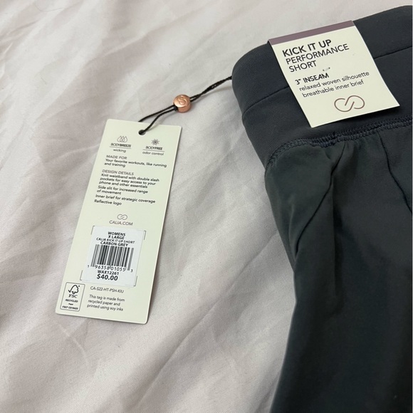 NWT‎ Grey XL Calia Kick It Up Performance Short - Picture 4 of 4